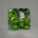 Fake Limes Artificial Lemons with Leaves Fake Fruit Lemon Decorations for Kitchen Fake Green Lemons Decorative Fruit Simulation Lifelike Faux Limes for Party Bowl Home Photography Props 12Pcs(Green)