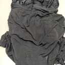 Blooming Jelly Women One Piece Swim Dress Tummy Control Swimsuits Slimming Mesh Sheer Sarong Wraps Bathing Suit (Small, Black)