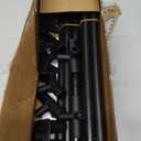 4 Ft obelisk trellis for Climbing Plants outdoor,4 Ft garden trellis with Extra Thickened Plastic-Coated metal pipes, Garden Indoor Potted Plant Support, Climbing Support for Potted Plants (Black)