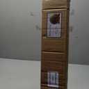 Cordless Blackout Window Blinds & Shades Pull Down Room Darkening Window Shades Light Blocking Honeycomb Cellular Shade for Indoor Windows Easy to Install 55 inch Wide, H72 Light Brown Blinds