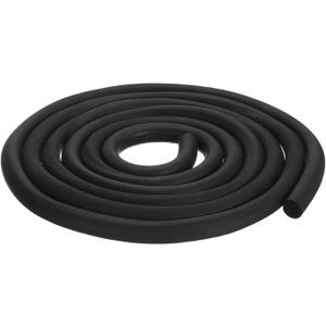 uxcell Foam Rubber Weather Seal Strip, 15mm(19/32") Diameter 3 Meters (9.84Ft) Long Round EPDM Rubber for DIY Gasket, Warehouse, Pads, Foam Tubing, Crafts