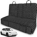 Dog Car Seat Cover for Back Seat Compatible with Tesla Model Y Model 3 2017-2026 Highlander Juniper 2024-2026 Accessories, Waterproof Non-Slip Pet Bench Seat Covers Backseat Accessories
