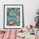 upsimples 24x30 Puzzle Frame, Display Pictures 18x24 with Mat or 24 x 30 Without, Wall Hanging Poster Frames, Black, 1 Pack