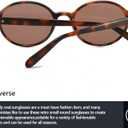 Retro Oval Sunglasses for Women Men Trendy Small Face Round Sunnies 90s Vintage Style UV400 Protection