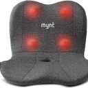 Mynt Lower Back Acupressure Massager for Pain Relief, Foldable Shiatsu Hip Massager with Heat, Ergonomic Support Chair Pad for Sitting Posture, Portable Seat Cushion for Home Office, Gift