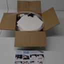 ZenSonic 12 Pack Self-adhesive Sound Proof Foam Panels for Walls 12" X 10" X 0.4" - Hexagon Acoustic Panels with Fiber Optic Starlight, Stylish Soundproof Wall Panels Absorb Noise and Wall Decor White