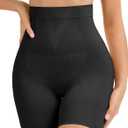 Shapewear Tummy Control Shorts - High Waisted Shapewear Underwear Body Shaper Butt Lifting Shorts Under Dresses (Medium)
