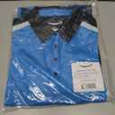 LULY YANG DSP Women's Active Polo - Long Sleeve (Blue, L)