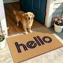 Vaukki Outside Welcome Doormat 24''x36'', Non Slip Coco Coir Door Mat