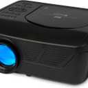 GPX Movie+ 480p Projector with DVD/CD Player and Bluetooth Transmitter, PJD713B