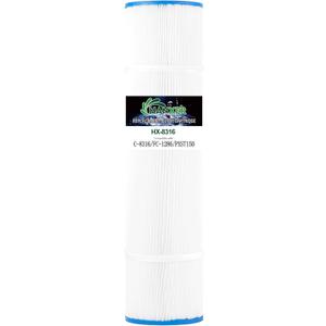 Swimming Pool Filter Replaces for C-8316, Filbur FC-1286, Hayward XStream CC1500, CCX1500RE(CC 1500 E), CC1500RE, PXST150, 817-0150P, 81505, 150 Sq.Ft Filter Cartridge, 1 Pack