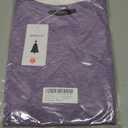 ZESICA Women's Summer Going Out Tops Sleeveless Crewneck Pleated Tank Top (Purple, L)