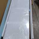 Glass Shower Doors, 44" - 48" W x 72" H Double Sliding Shower Door, Aluminum Semi-Frameless & 1/ 4"(6mm) Clear Tempered Glass Bypass Shower Door for Walk in Shower, Bathroom（Matte Black）