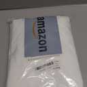 Pleated Bed Skirt Queen Size, Tailored Dust Ruffle 12 Inch Drop Easy Fit, Pleated Grid Plaid Bedskirts, Machine Washable, Anti-Slip, Microfiber, No Split Corners-White