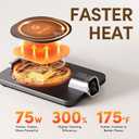 Coffee Mug Warmer for Desk, Accurate 1 Temperature Control with Real-Time Display, Smart Mug Warmer with Auto Shut-Off & Cup Sensing, Ideal Gifts for Women and Men