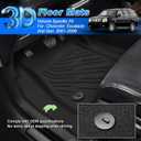 Silverado Floor Mats - Car Mats for Chevy Silverado 1999-2007 /GMC Sierra 1500/2500/3500(Crew Cab)/2000-2006 Escalade/Suburban/GMC Yukon XL, All Weather Floor Mat for Sierra Accessories