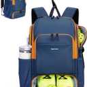 sportsnew Pickleball Bag Large Sports Pickleball Backpack with Shoe Compartment for Men Women, Patent Pending