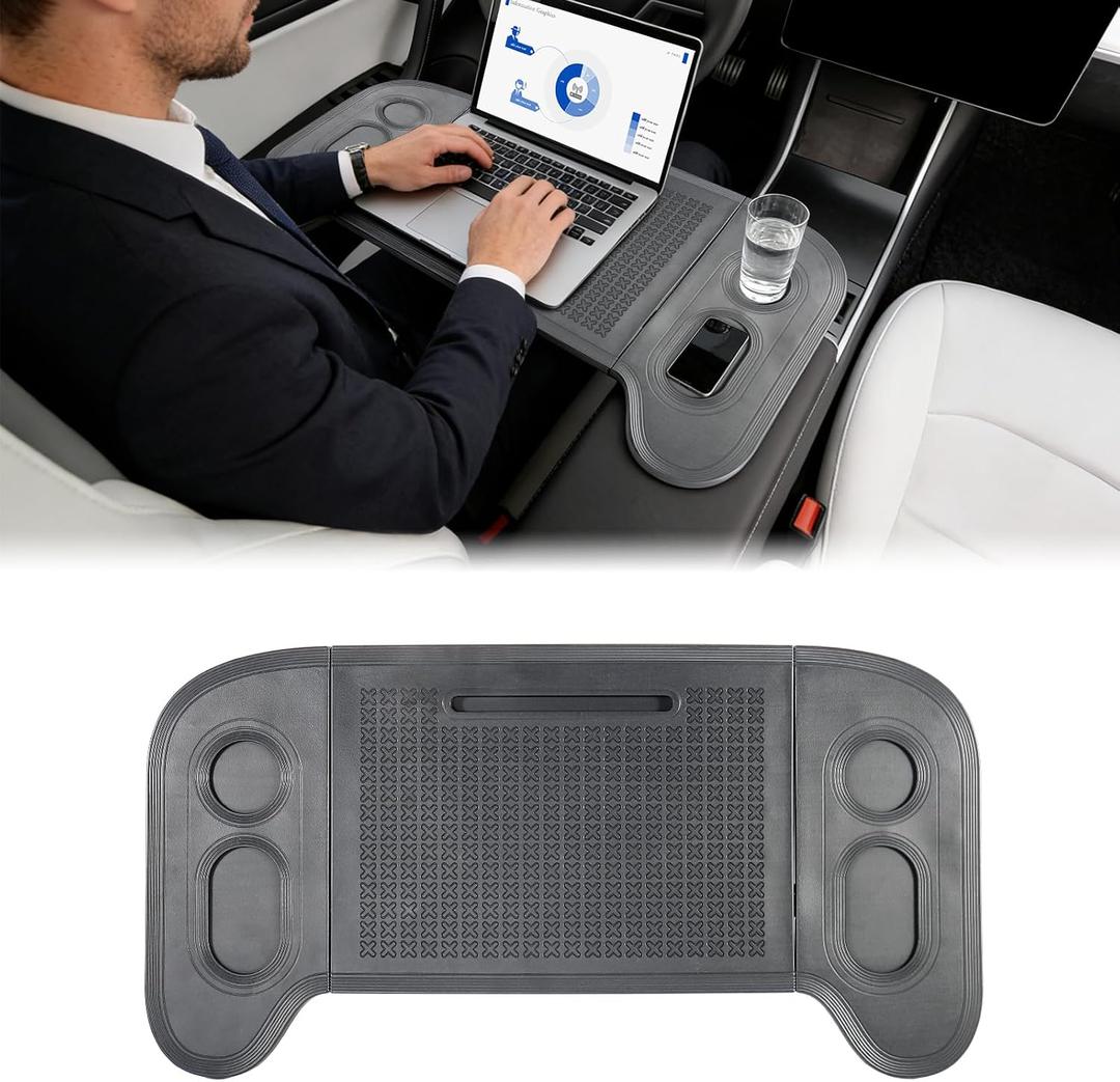 GearUp Car Table Tray for Eating Foldable Car Food Tray Multipurpose Car Desk for Laptop, Eating Food, Writing