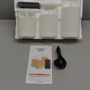 Rechargeable Flameless Glass Pillar CandlesEaster Flameless Candles Decorations,Set of 3, Realistic Flickering LED Light,Remote & Timer, Ideal for Living Room, Bedroom & Easter Dcor (White Glass -Droplet)