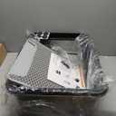 Stainless Steel Cat Litter Box with Enclosure, Large Litter Box for Cats and Kittens, Smooth Easy Clean Interior, Durable Metal Design with Cover, Litter Shovel, Pad and Footboard Included (Black)