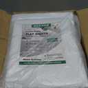 ZPECC Flat Sheets Only - 6 Pack Soft Microfiber Sheets, Bedding Essentials with Color-Coded Label for Hosts of Hotel, Motel, Rental Properties or Airbnb (White, King 105"x102")