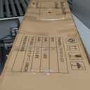 Wnutrees 4 Panel Gridwall Display, Portable Freestanding Display Board for Craft/Art Shows, Retail, Events, Decorative Wood Room Divider Folding Screens, Grey