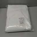 NICETOWN White Curtains for Sliding Door - 52 by 95, 2 Pieces, Blocking Out 50% Sunlight Window Treatment Modern Design Curtain Panels for Dining Room