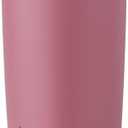 Owala SmoothSip Slider Insulated Stainless Steel Coffee Tumbler, Reusable Iced Coffee Cup, Hot Coffee Travel Mug, BPA Free 20 oz, Purple/Pink (Crochet Queen)