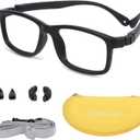 Toddler/Kids/Teens Glasses - Unbreakable TR90 Frame, 180 Flexible, Lightweight & Safe Glasses for Kids Age 2-15