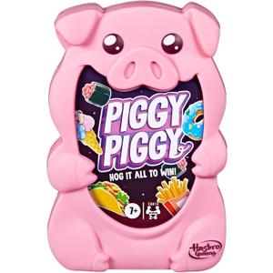 Hasbro Gaming Piggy Piggy Card Game | Family Games for Kids, Teens, and Adults | 2 to 6 Players I 20 Mins. Average | Quick-Playing Travel Games | Fun Summer Activities | Vacation Essentials | Ages 7+