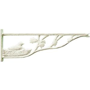 Montague Metal Products Bird Nest Decorative Plant Hanger, White Finish