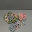 30 Pcs Travel Hangers Portable Foldable Travel Hanger Organizer, Plastic Cruise Essentials Clothes Drying Rack Folding Hangers for Camping Flying RV Europe Vacation Essentials Suitcase, Multicolor