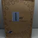 Kono 24 Inch Luggage Suitcase with Spinner Wheels TSA Lock Lightweight PC+ABS Hardside Medium Checked Luggage Durable Rolling Suitcase Cream White