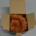 UGASA Fall Velvet 12x20 Inch Lumbar Soft Throw Pillow Cover Boho Farmhouse Decorative Corduroy Striped Both Sides Solid Rectangular Cushion Case for Couch Bedroom Sofa Home, 1 Piece, Burnt Orange