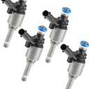 Motoforti 4pcs 06H906036G Car Fuel Injector Replacement for Audi A3 A4 A5 Q5 TT for VW CC GTI Tiguan Passat Jetta 2.0L Long-lasting