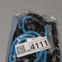 2 Pack Dog Leash, 5FT Heavy Duty Nylon Rope Pet Leashes with Comfortable Padded Handle, Reflective Dog Leashes for Small Medium and Large Dogs (5FT-1/2,Black/Blue)