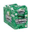 ICE BREAKERS Ice Cubes Spearmint Sugar-Free Gum Bottles, 6 ct BBD: 01-2028