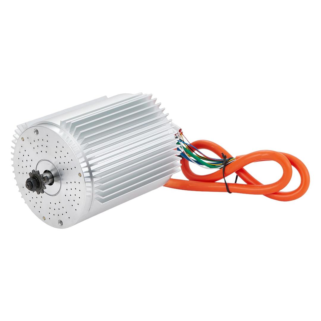 Kunray Electric DC Motor 48V 2000W Motor, Electric Scooter Brushless Motor Max Speed 5700rpm, Electric Dirt Bike Motor Engine, Go Kart Electric Motor with Temperature Sensing