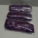 Purple Braiding Hair 20 Inch Pre Stretched Hair Long Straight Crochet Braids Yaki Texture Synthetic Fiber 4 Packs (Light Purple)