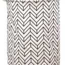 Large Laundry Basket Round with Handle,Gift for Bedroom Bathroom,Geometric/Stripes/Animals/Plants Canvas Storage Bin Dirty Clothes Bag for Toys Organizer,College Dorm,Nursery(2 Sizes) 39 43L (43L, 39)