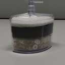 AQUANEAT Aquarium Air Driven Corner Sponge Filter, for Fry Shrimp Nano Fish Tank, with Multi Kinds of Filter Media (Small)