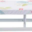 Amazon Basics Foldable Space Saving Ironing Board Tabletop with Non-Slip Feet, 77x29 cm, White, Floral