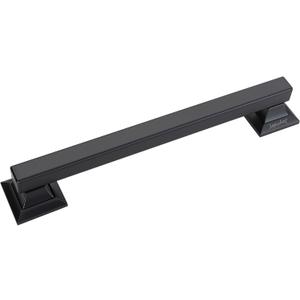 Joyrain Stainless Steel Square Grab Bar - ADA Compliant 500lb Weight Limit, 16/24/32 Inch Bathroom Safety Rail for Seniors & Disabled (Matte Black, 24 inch)