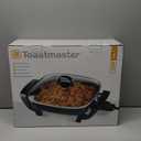 Toastmaster 2-Slice Toaster - Black with Stainless Steel - Kitchen Essential for Sandwich Bread & Breakfast Toast - Toaster with Wide Slots, High Rise Toast Lift & Cool-Touch Exterior