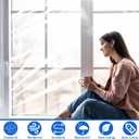 6363inches Window Insulation for Winter,Plastic Window Cover for Winter,Thermal Window Insulation Kit for Winterizing,Thick Transparent Window Seal Film for Winter Window Covering