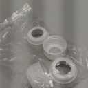 6pcs Replacement Bottle Nipple Collars Rings for Dr. Brown's Narrow Plastic & Glass Bottles 4oz & 8oz, No Leak BPA Mess Free Caps Nipple Ring Spill Proof Baby Feeding Parts Accessories (White)