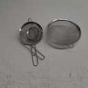 3Pcs Super Wire Extra Fine Mesh Strainer with Handle, Small Medium Large Size Sifter Metal Strainer Set, Stainless Steel Sieve Fine Mesh Strainers for Kitchen Rice Juice Quinoa Food Flour Baking YLYL