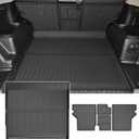 TTX LIGHTING Cargo Mat and Backrest Mats Compatible with Toyota 4Runner 2010-2024 Back Seat Protector Replacement for Toyota 4Runner 5 Seater Accessories (Not Fit Sliding Tray)