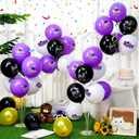 4 Set Balloon Stand Kits for Table Centerpieces Latex Table Balloon Holder with Congrats for 2026 Holiday Party Supplies Decoration Celebration(Purple) (Graduation)