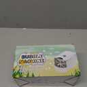 Bubble Machine, Automatic 18000+ Per Minute Big Bubbles Blower Maker for Kids Toddlers with 2 Speeds,6 Wands,Operated by Plugin or Batteries for Outdoor/Indoor Birthday Parties,Wedding (White)